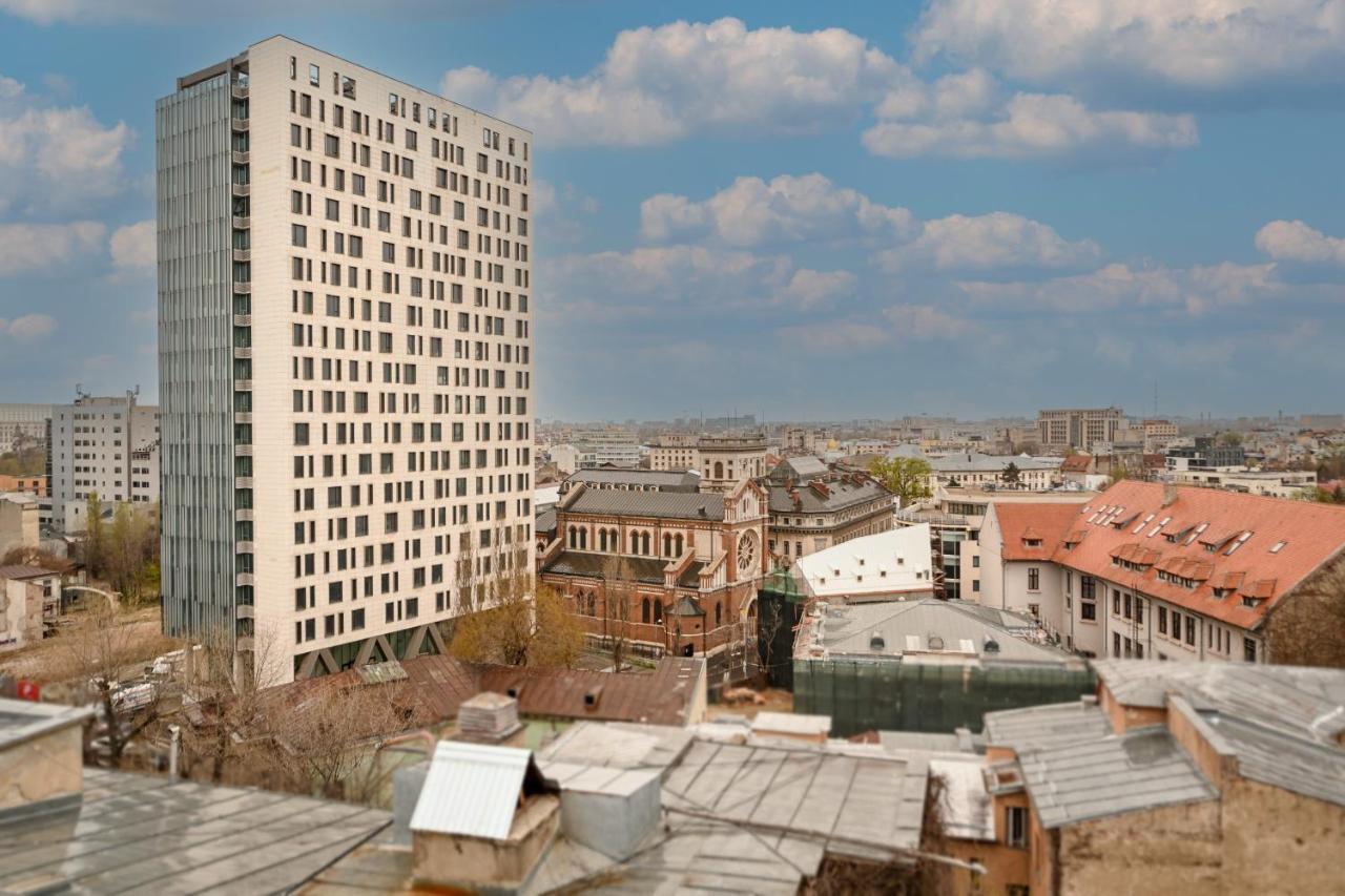 Splendid 2Br Apartment With Breathtaking Views Of Casa Poporului ブカレスト エクステリア 写真